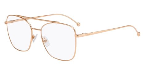 Fendi FF 0354 DDB Eyeglasses in Gold Copper